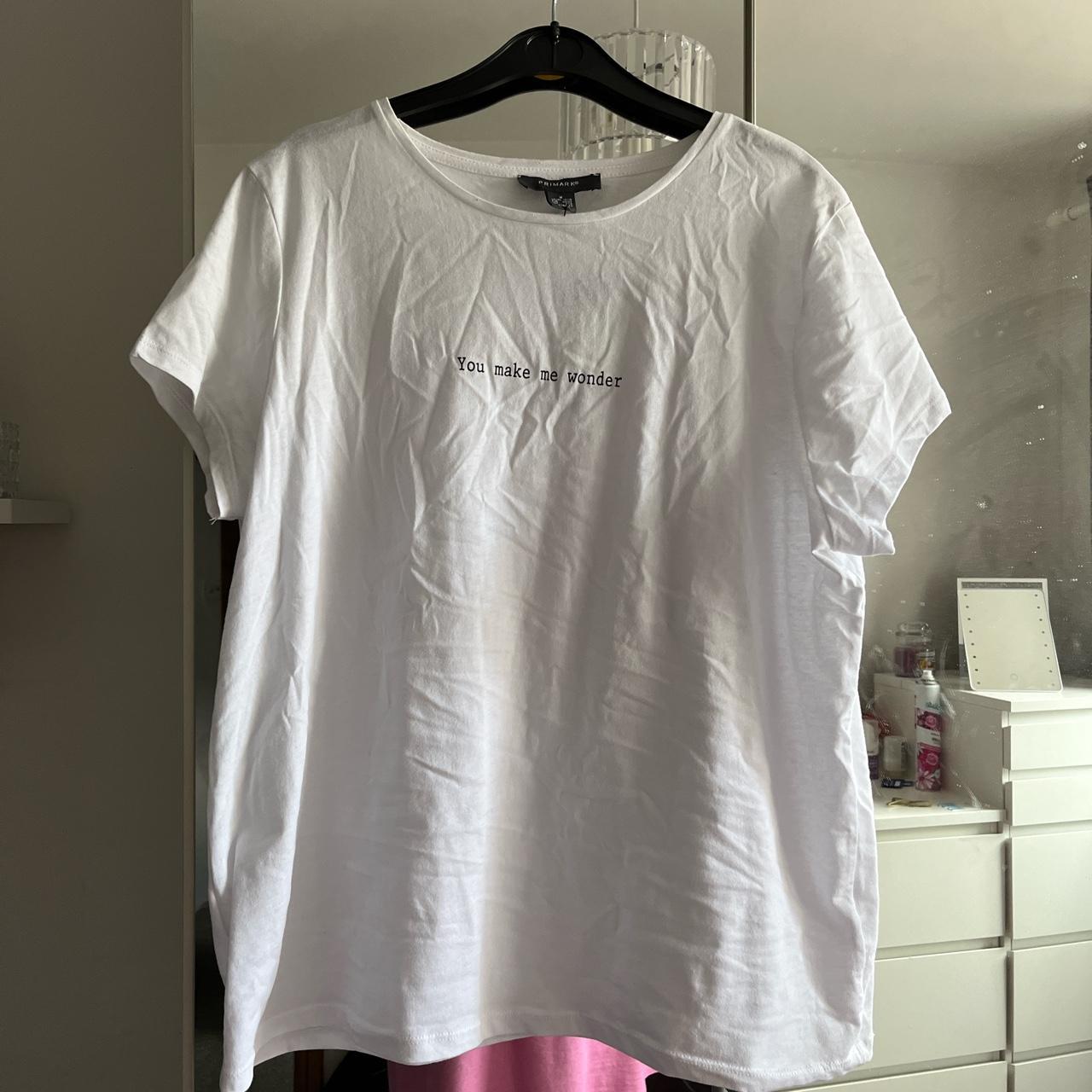 Primark Women's White T-shirt | Depop