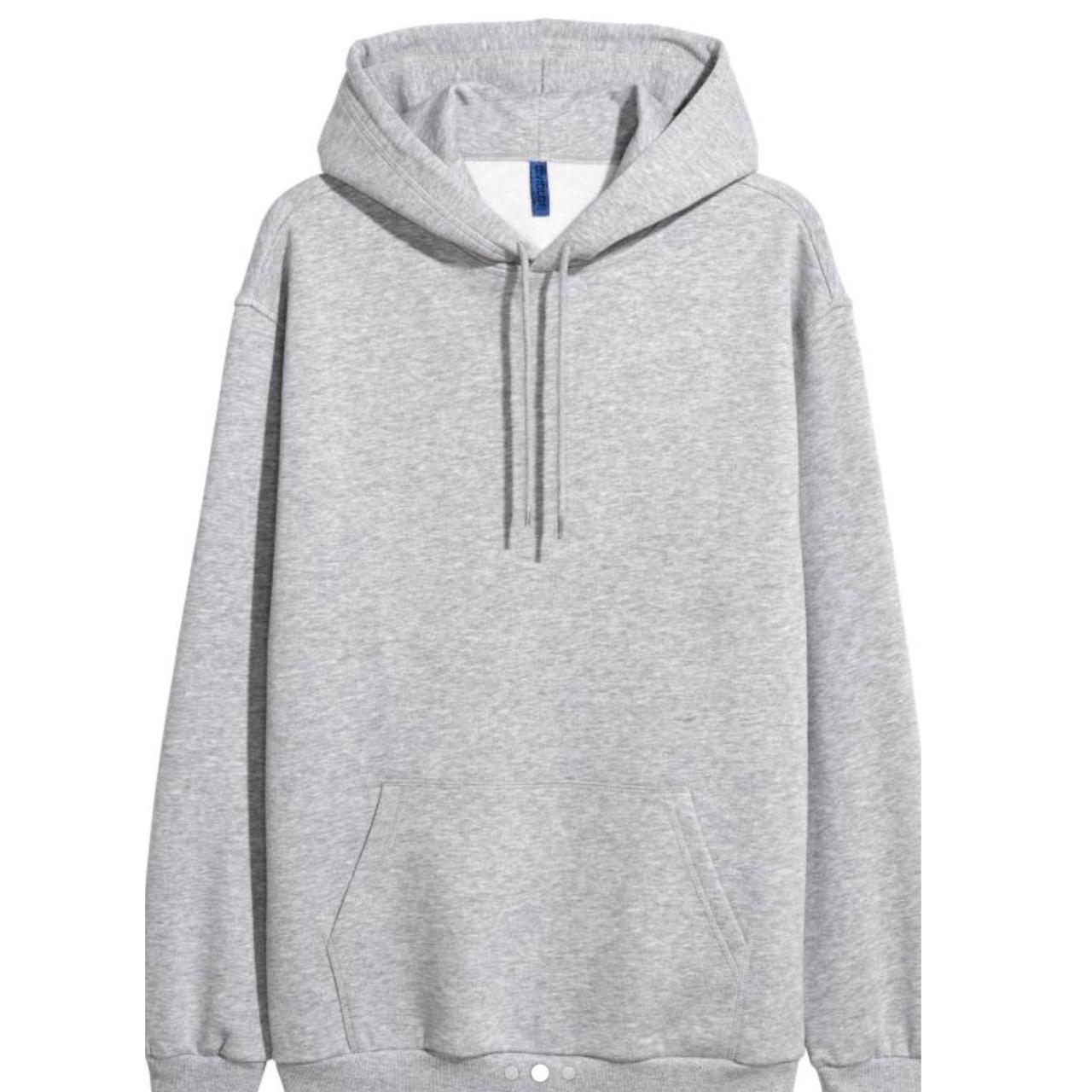 Grey hoodie h outlet and m