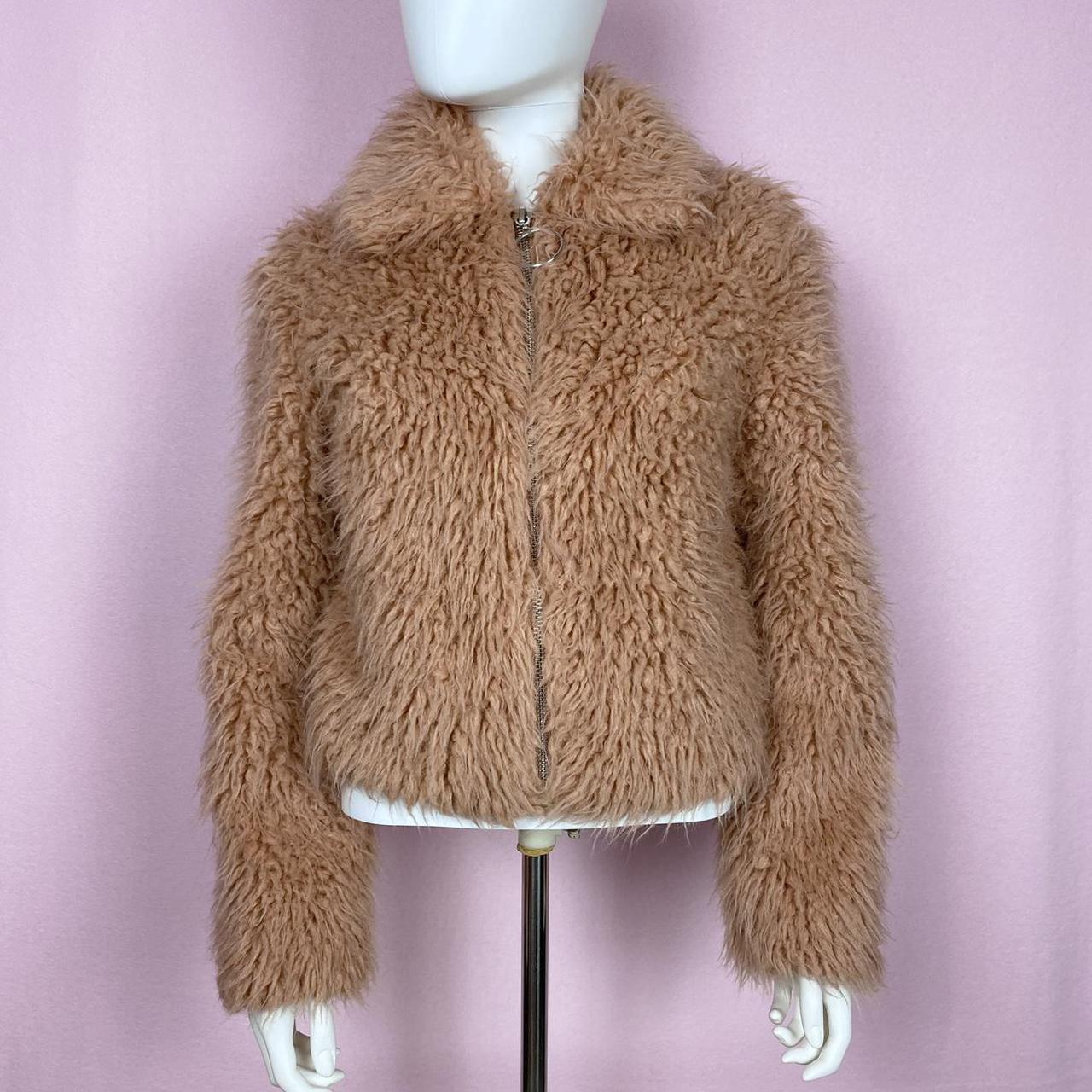 rose gold teddy coat