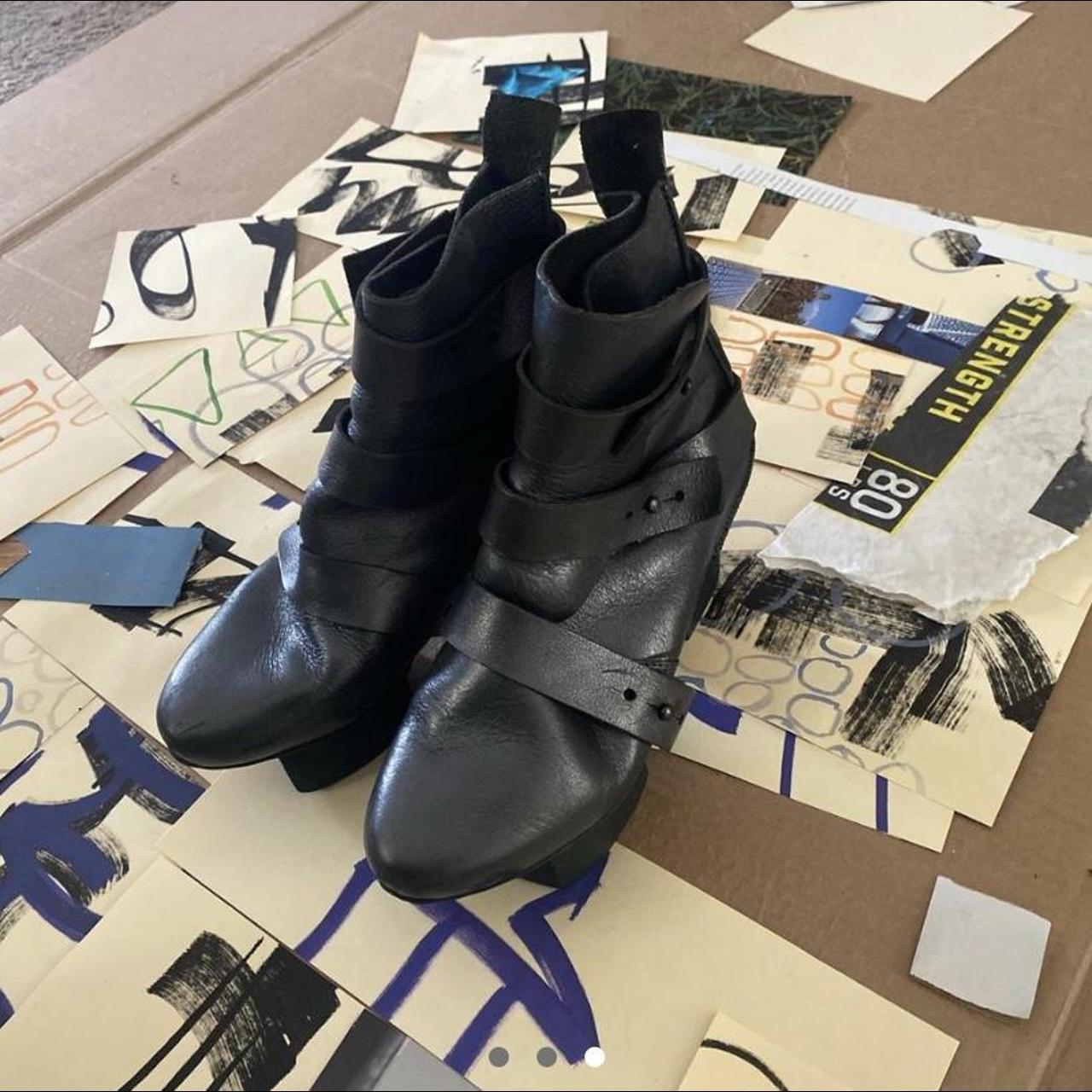 Ann Demeulemeester Women's Green and Black Boots (3)