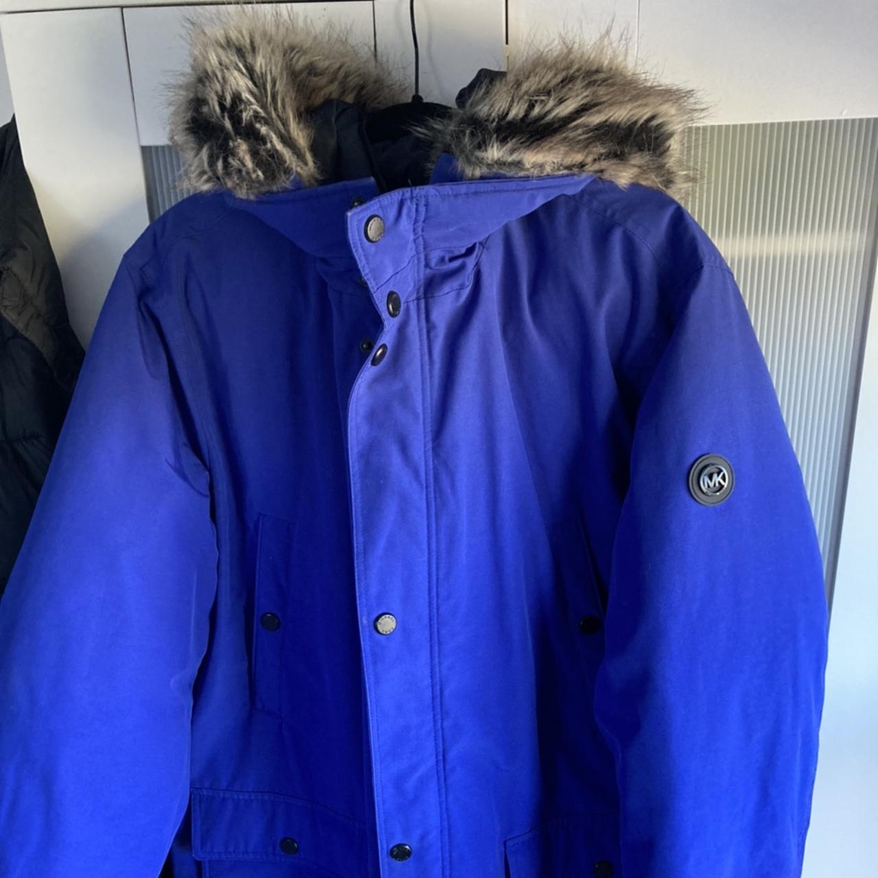 Michael kors jacket mens blue on sale