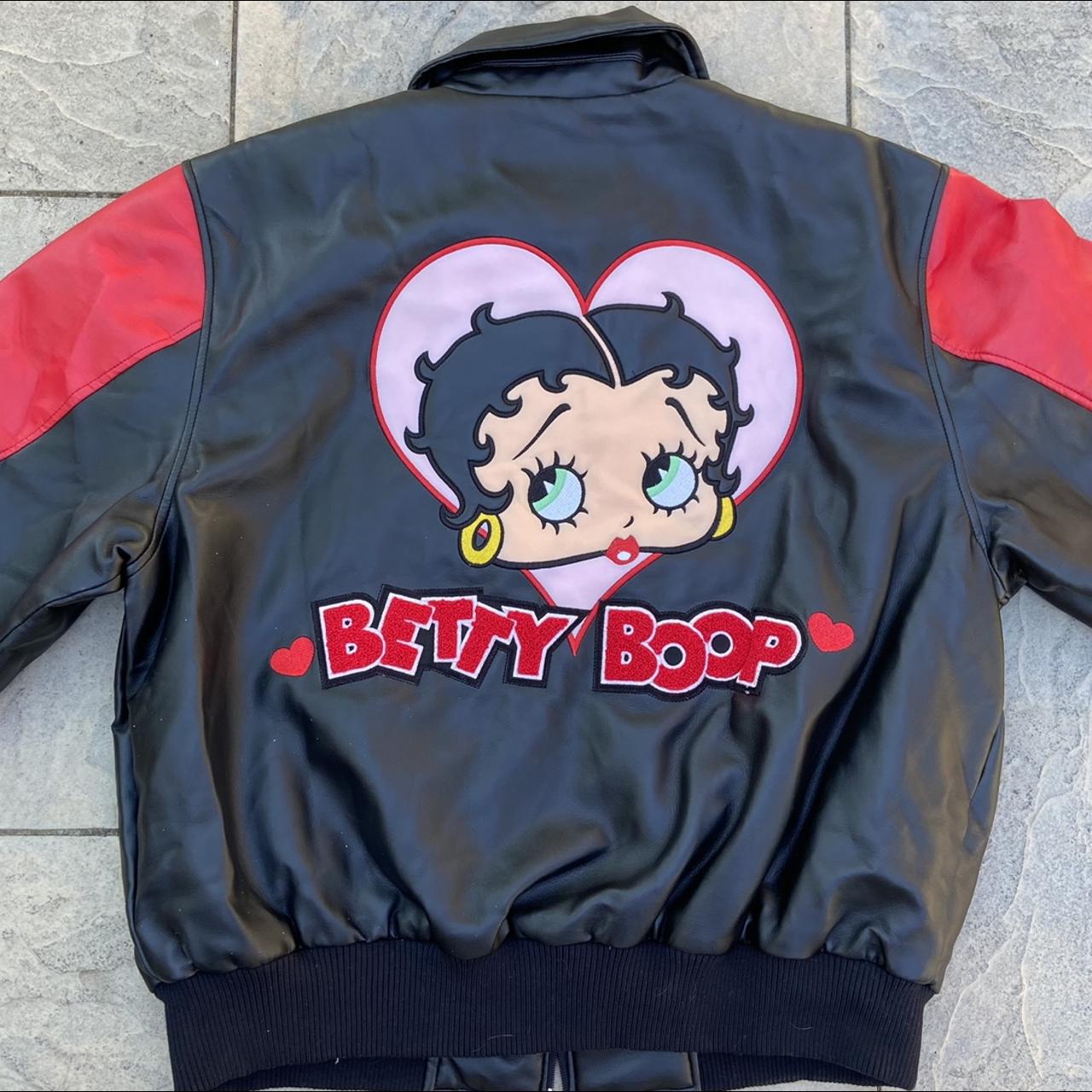 ️Vintage Betty Boop Leather Jacket ️ Deadstock Betty... - Depop