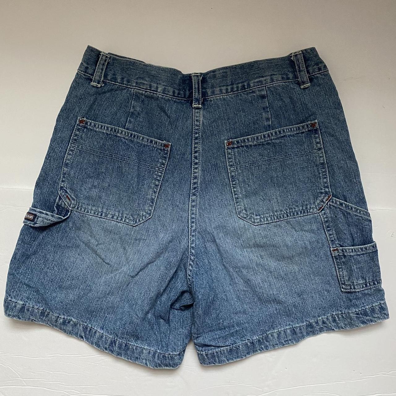 Vintage utility style carpenter jean shorts , high... - Depop