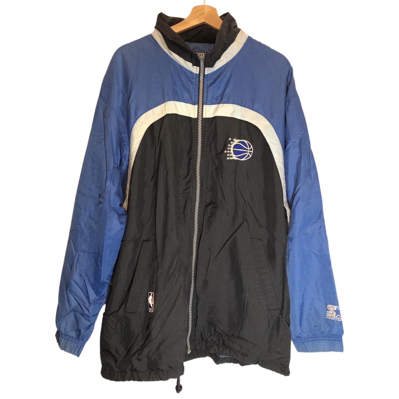 Vintage Orlando Magic Starter Jacket Size L Chest... - Depop