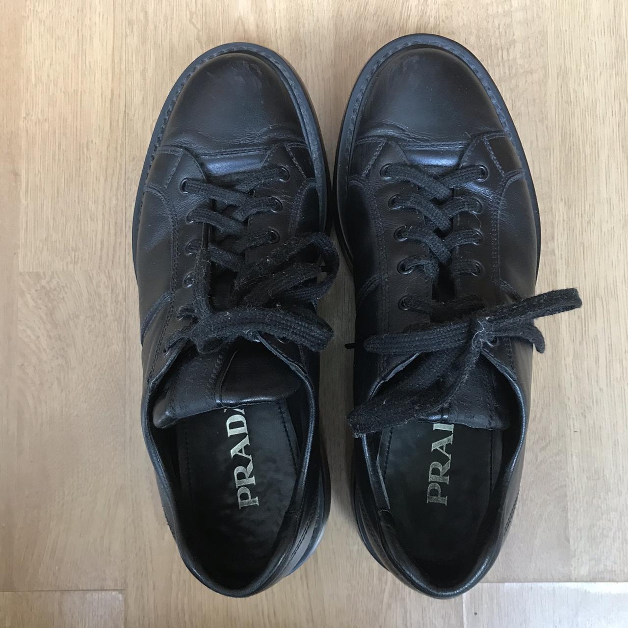 PRADA LEVITATE leather dress sneakers. Iconic Prada... - Depop