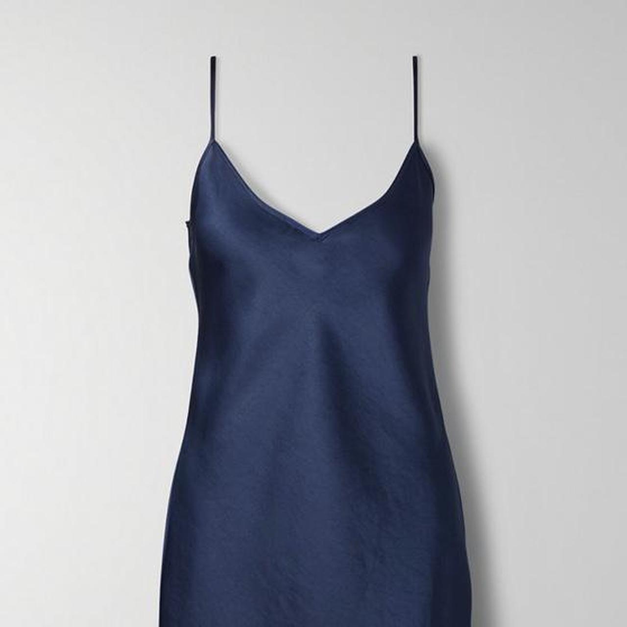 Aritzia Women's Navy Dress | Depop