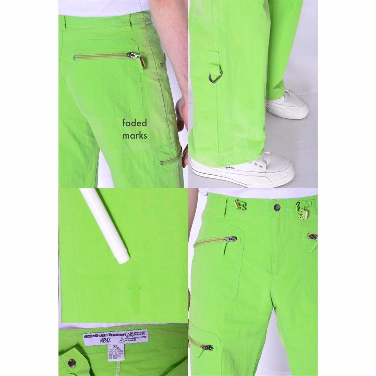 neon green cargo pants