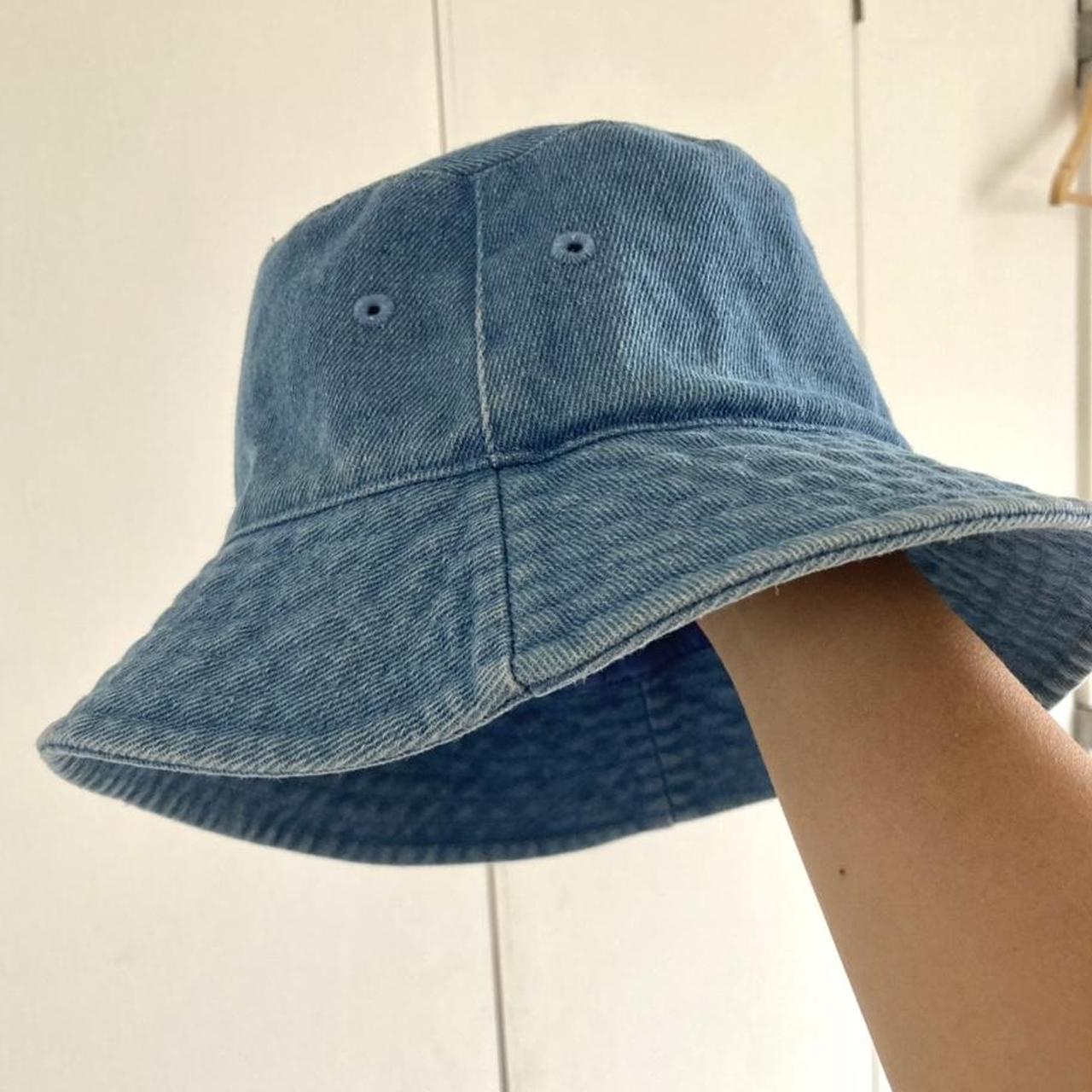 Women's Blue and Navy Hat | Depop