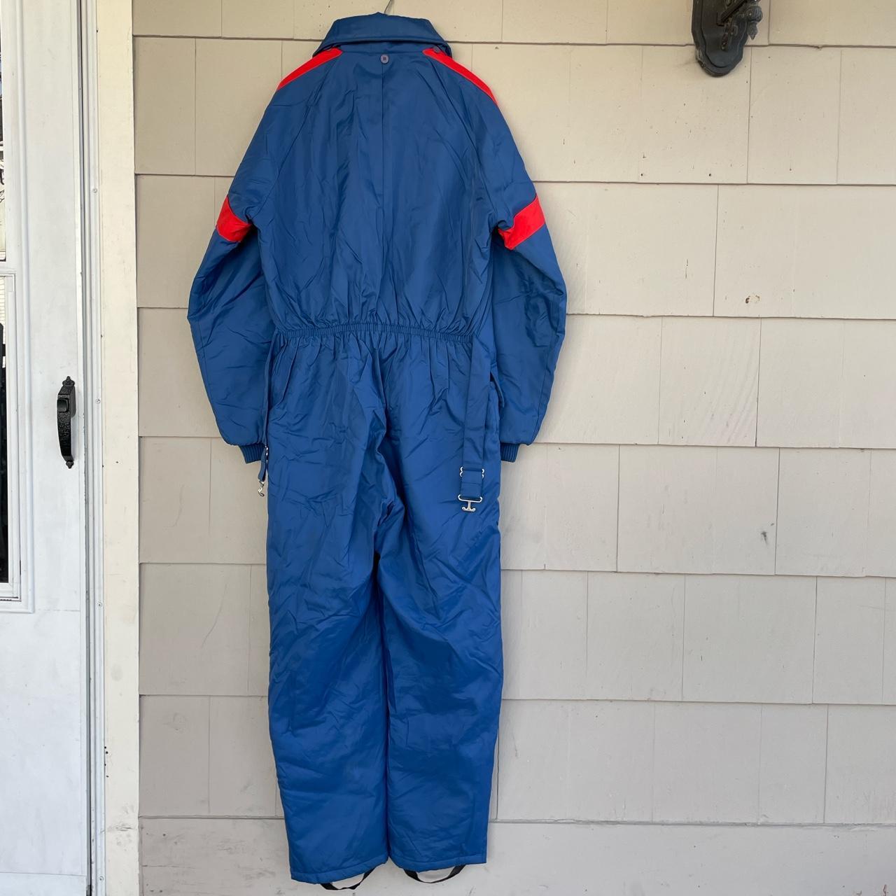 JCPenney Men's Blue and Red Jumpsuit | Depop