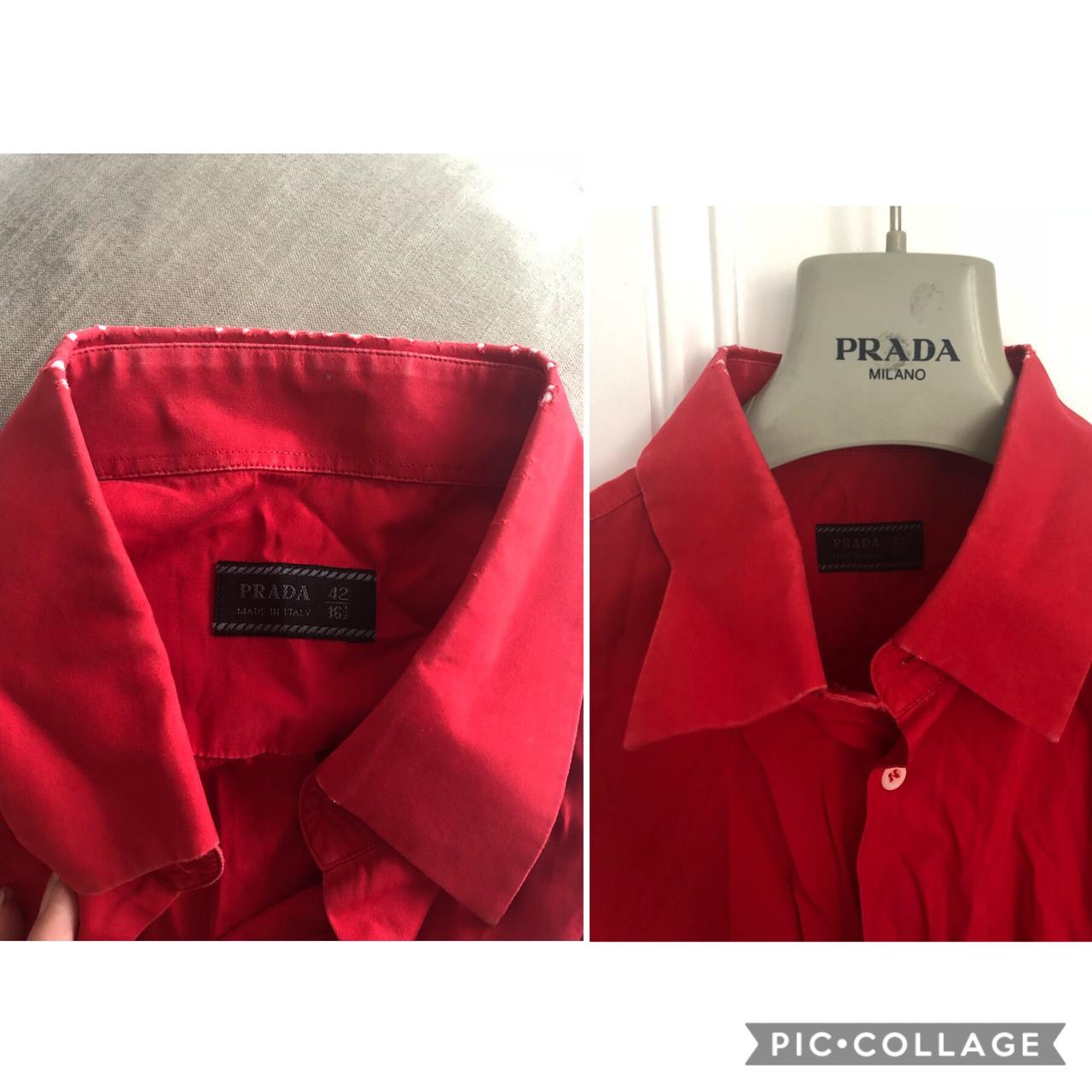 Red prada online shirt