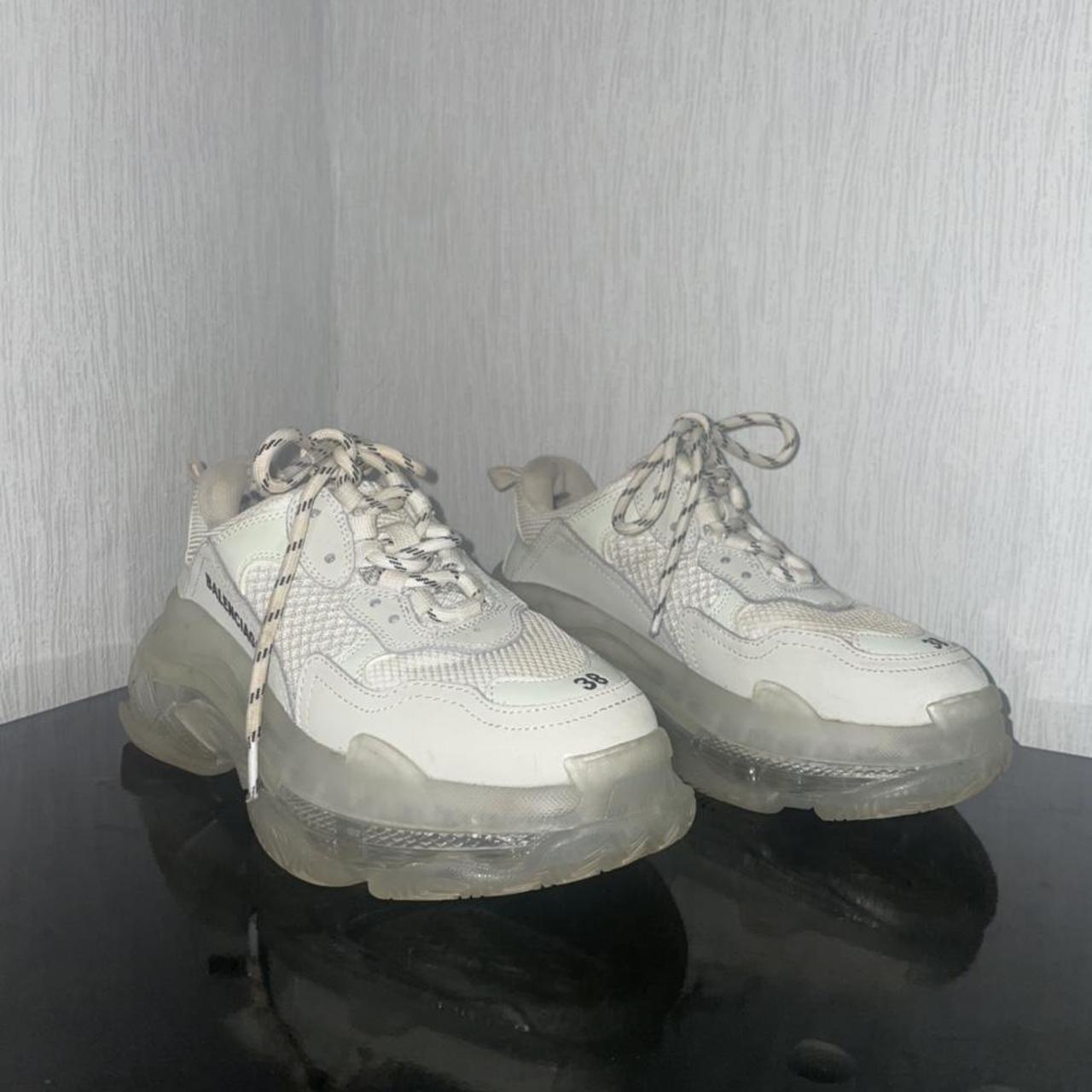 Genuine Balenciagas triple S size 5 Have the duffel... Depop