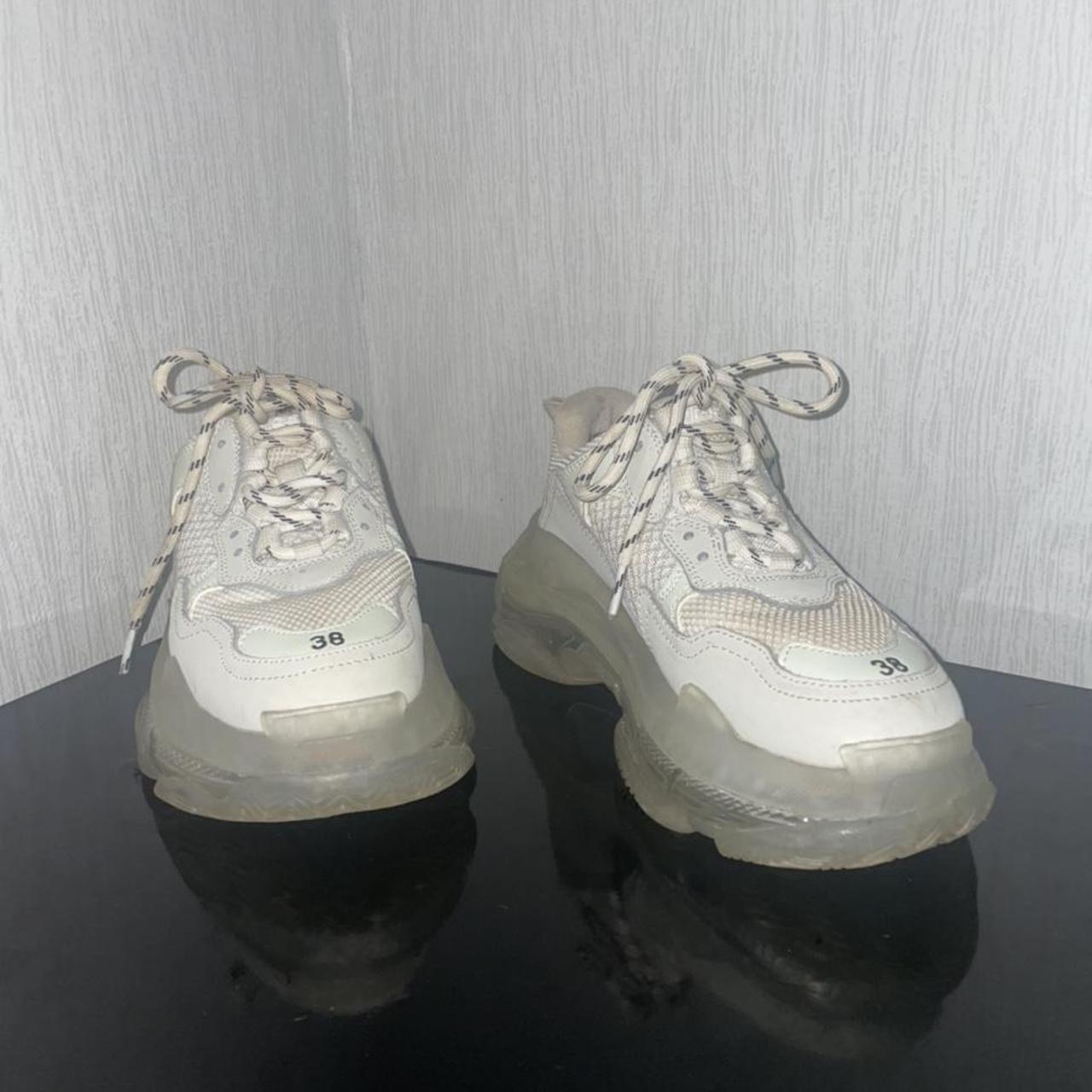 Genuine Balenciagas triple S size 5 Have the duffel... Depop