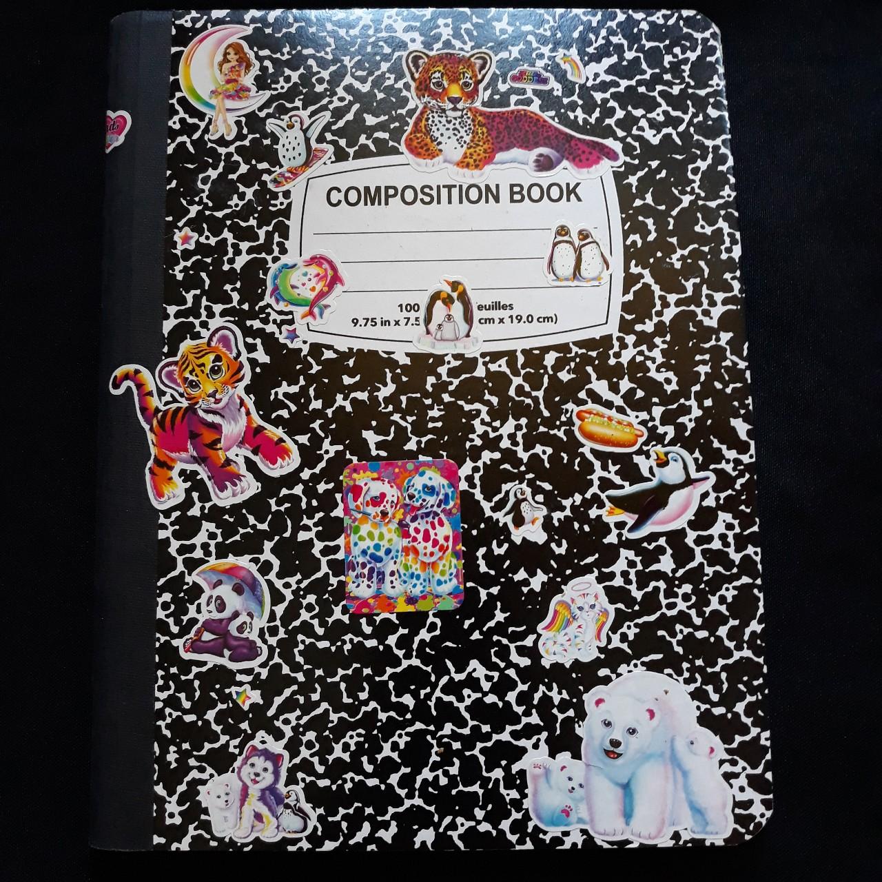 Lisa frank composition notebook - Depop