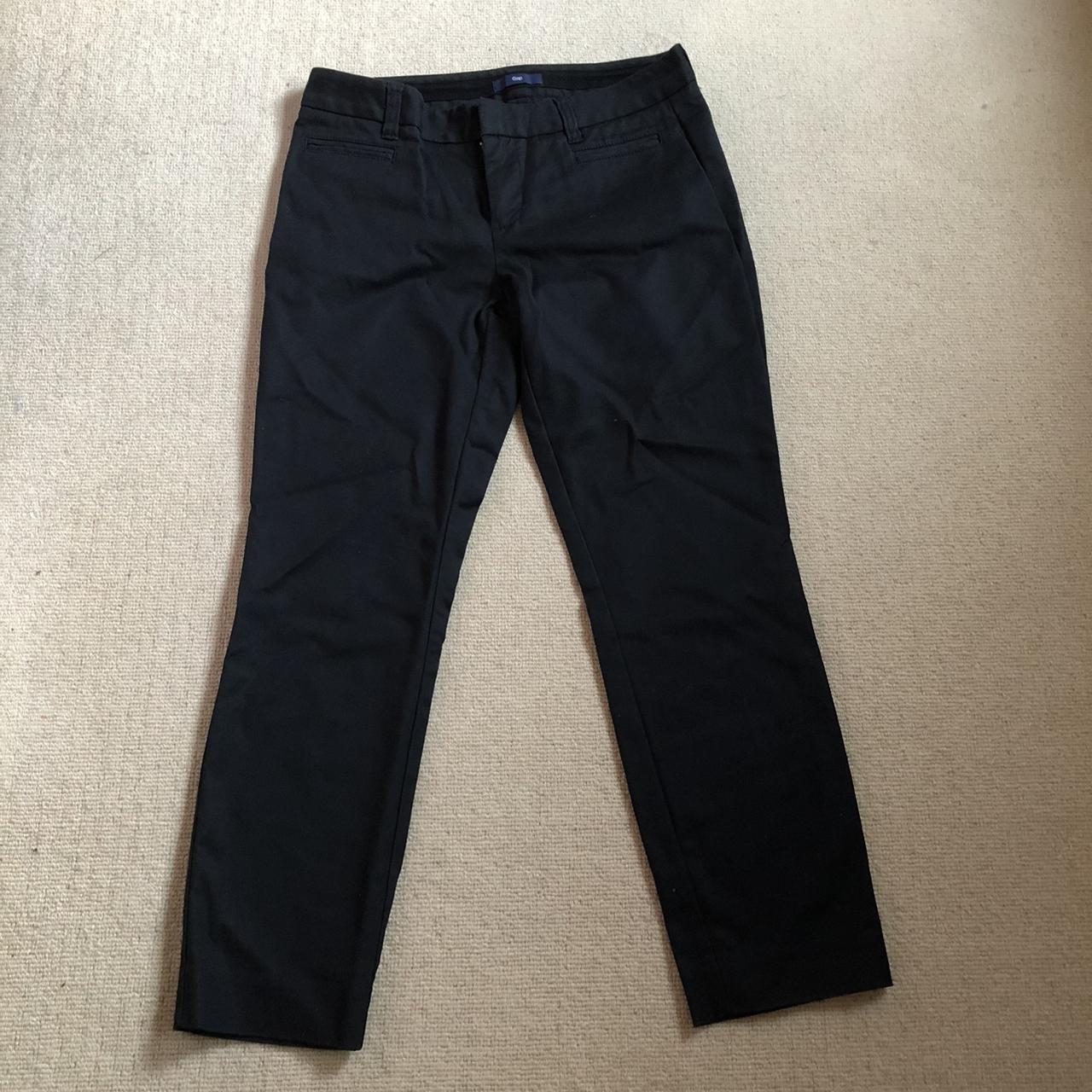 gap black dress pants