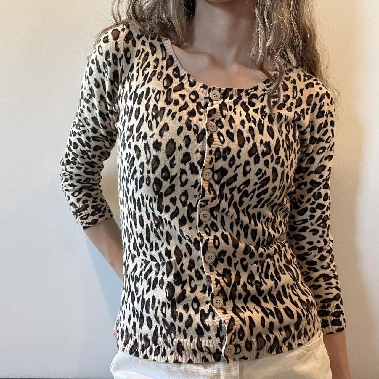 Forever 21 clearance leopard cardigan