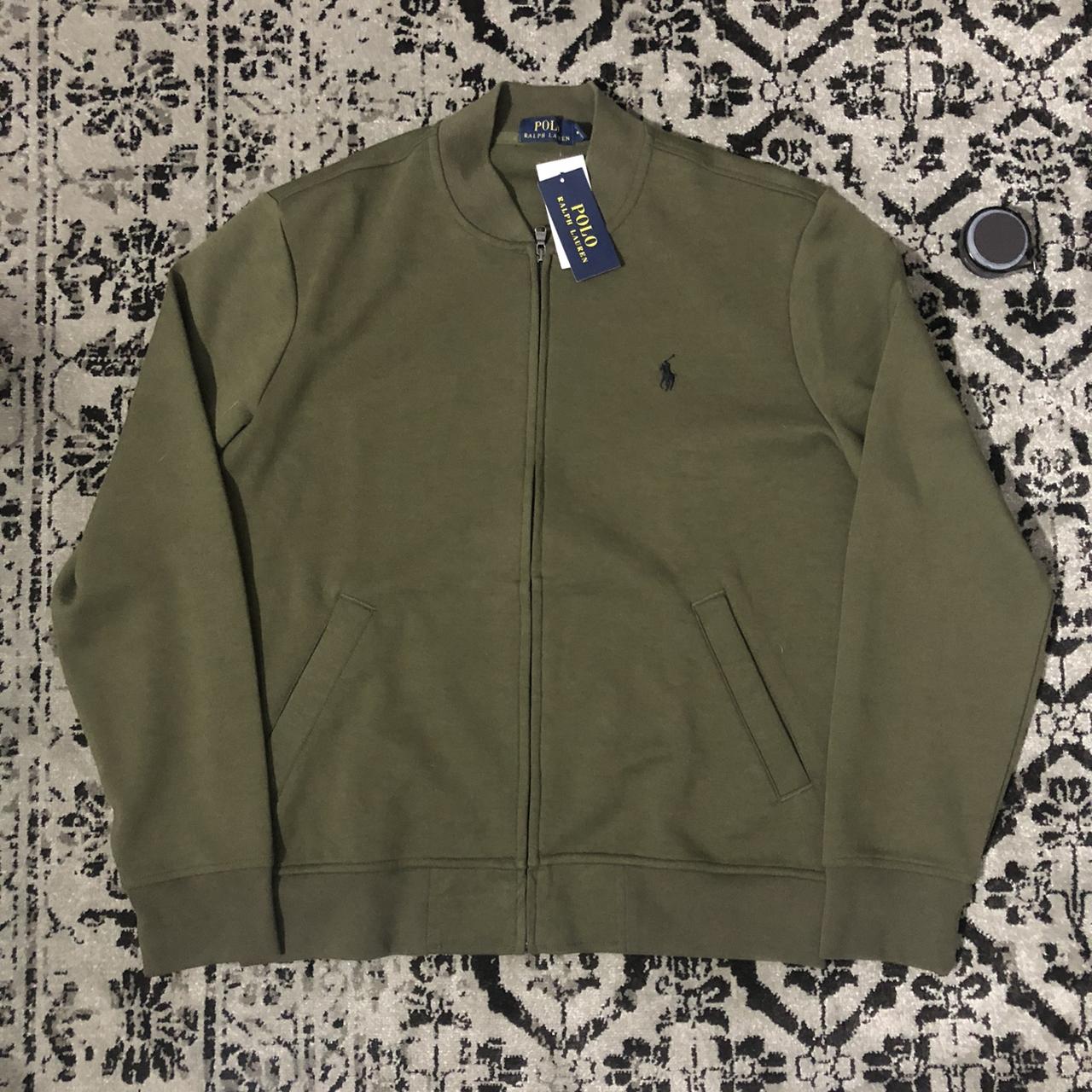 Shops green polo windbreaker