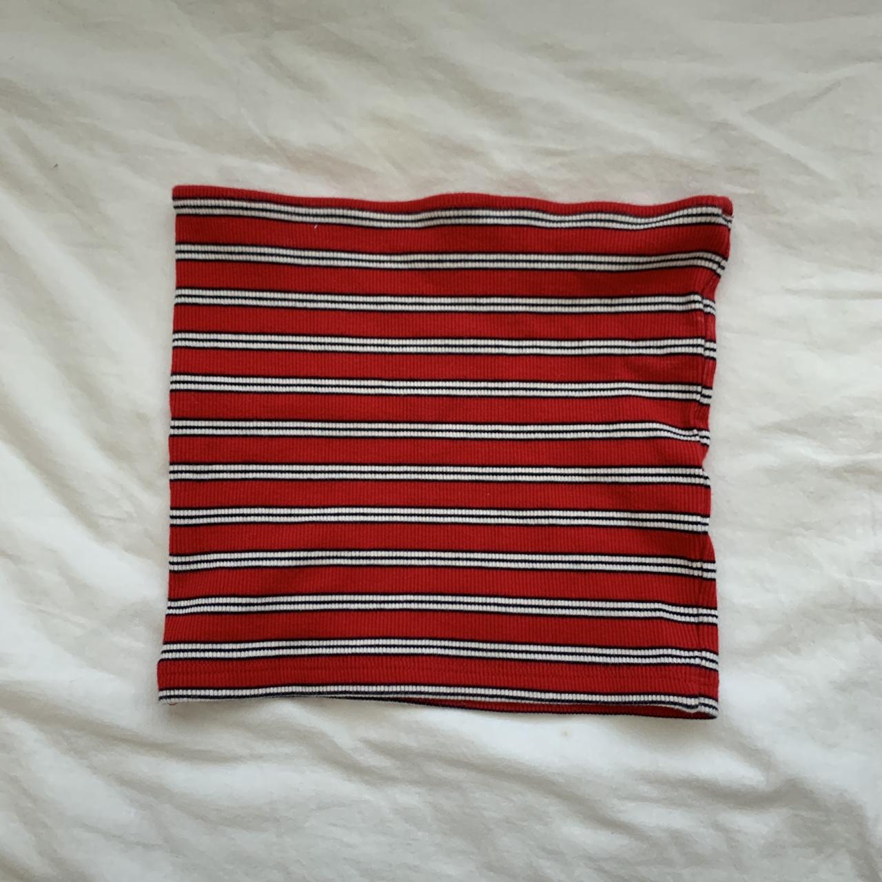 Brandy Melville Jenny tube top! ribbed red tube top... - Depop