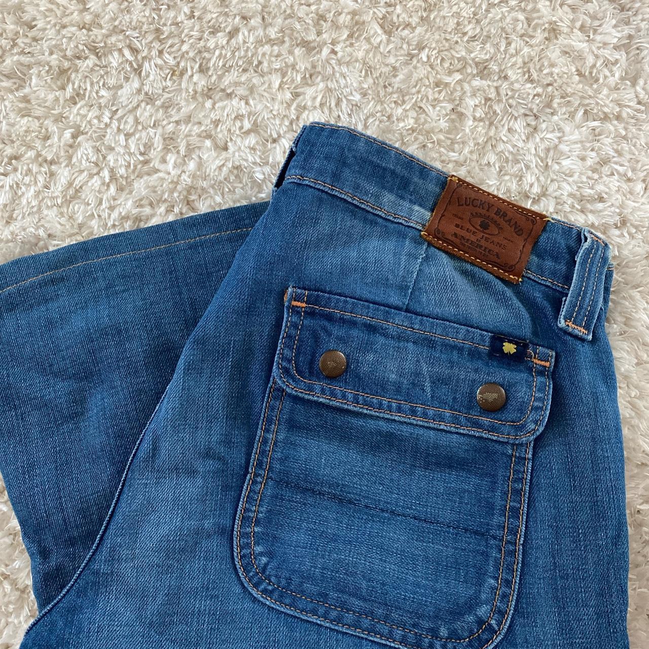 lucky brand jeans super cute slightly flare jeans... - Depop