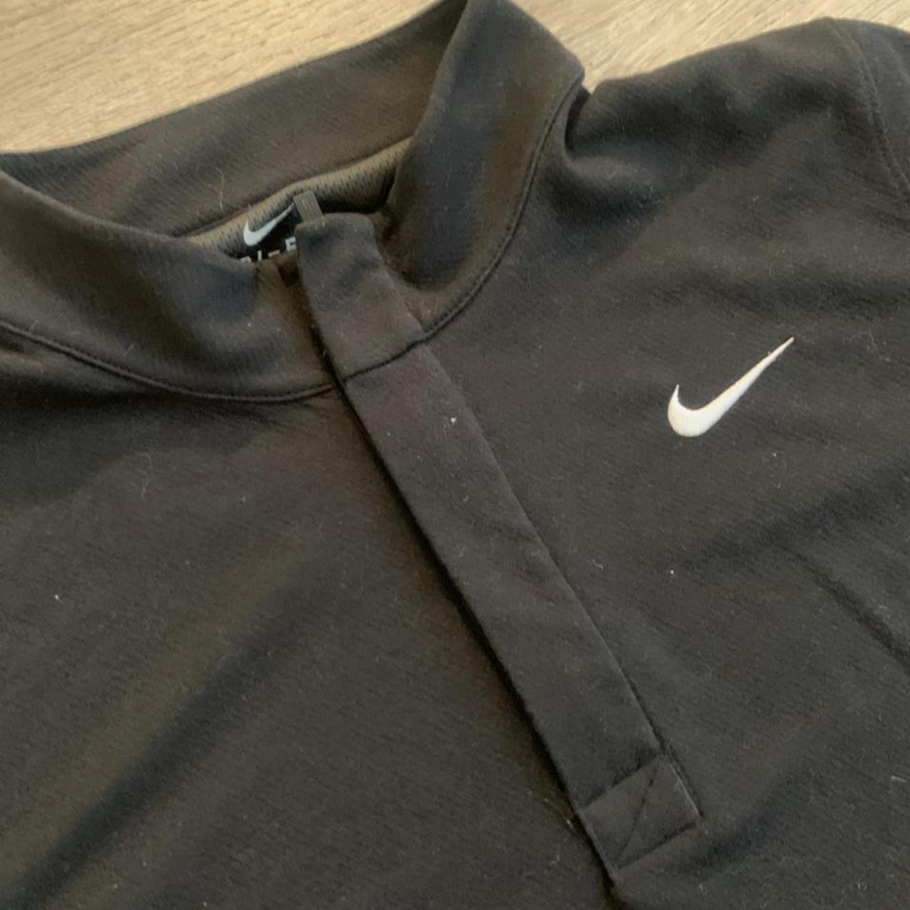 womens black nike quarter zip
