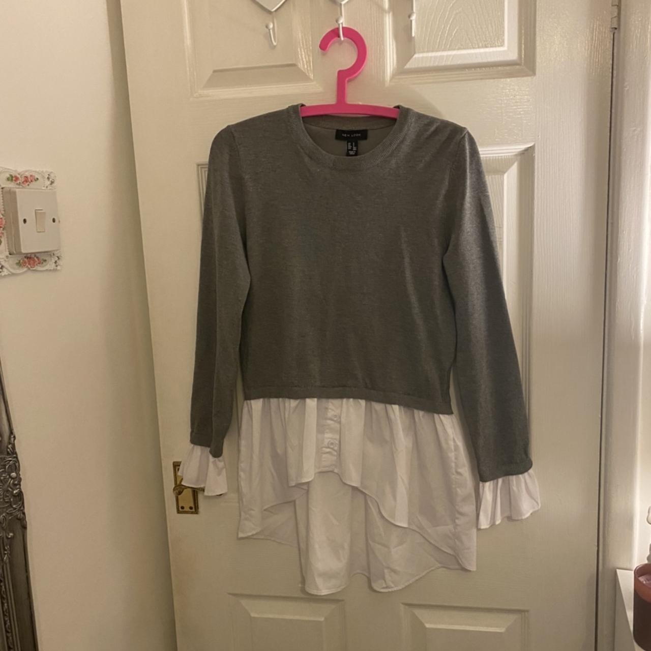 New look jumper with blouse attached Wore once or Depop