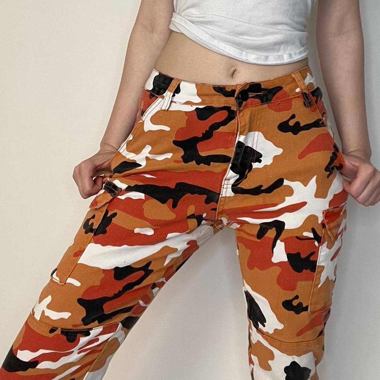 American Bazi brand Orange Camo Pants! These pants... - Depop