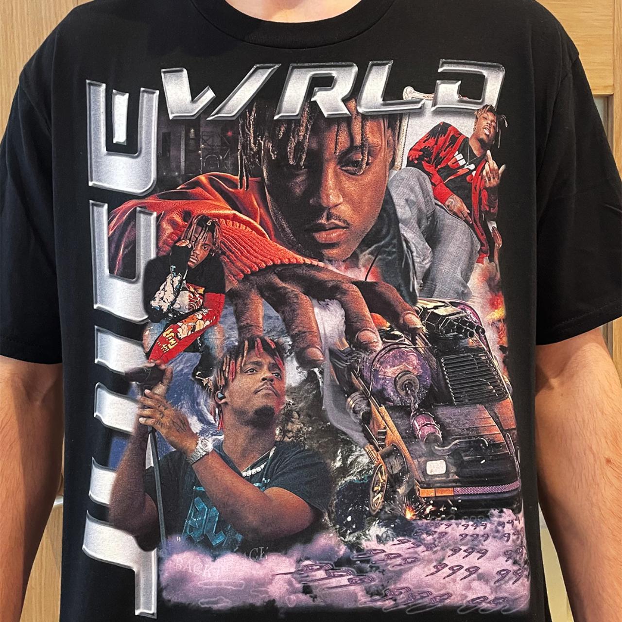 Juice WRLD Wasted Album Cover T-Shirt Black