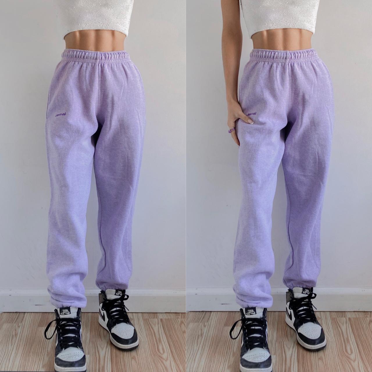 purple iets frans joggers