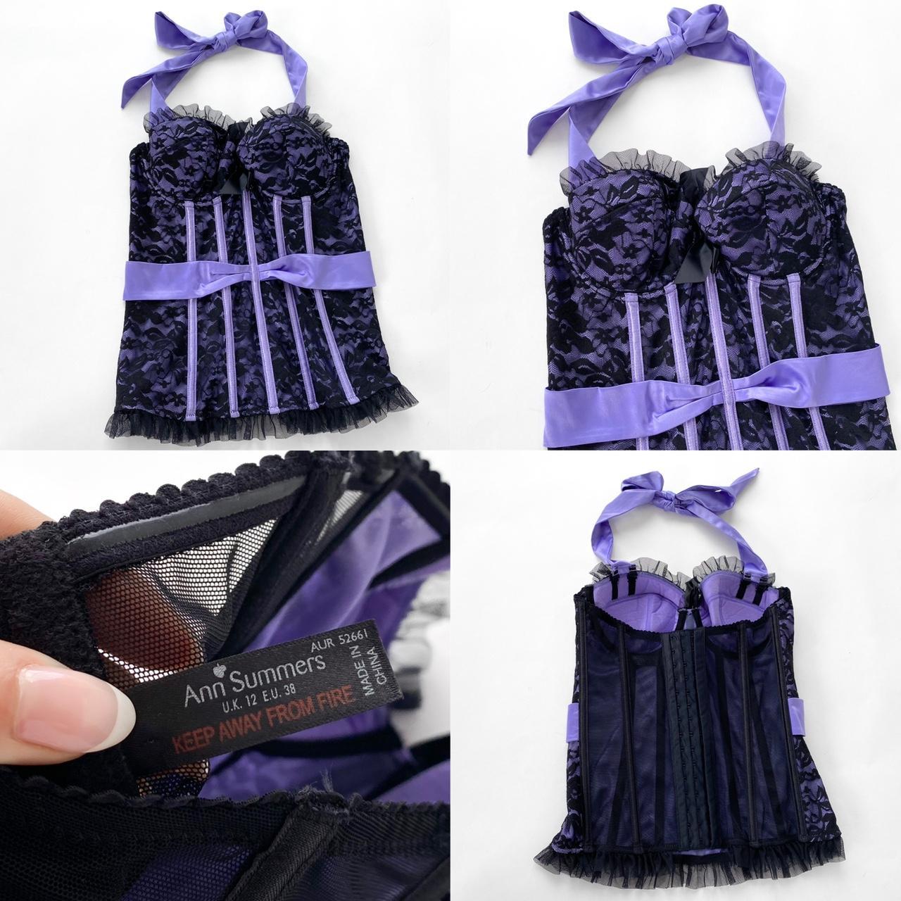 Product Image 4 - 90’s Vintage Purple Floral Lace