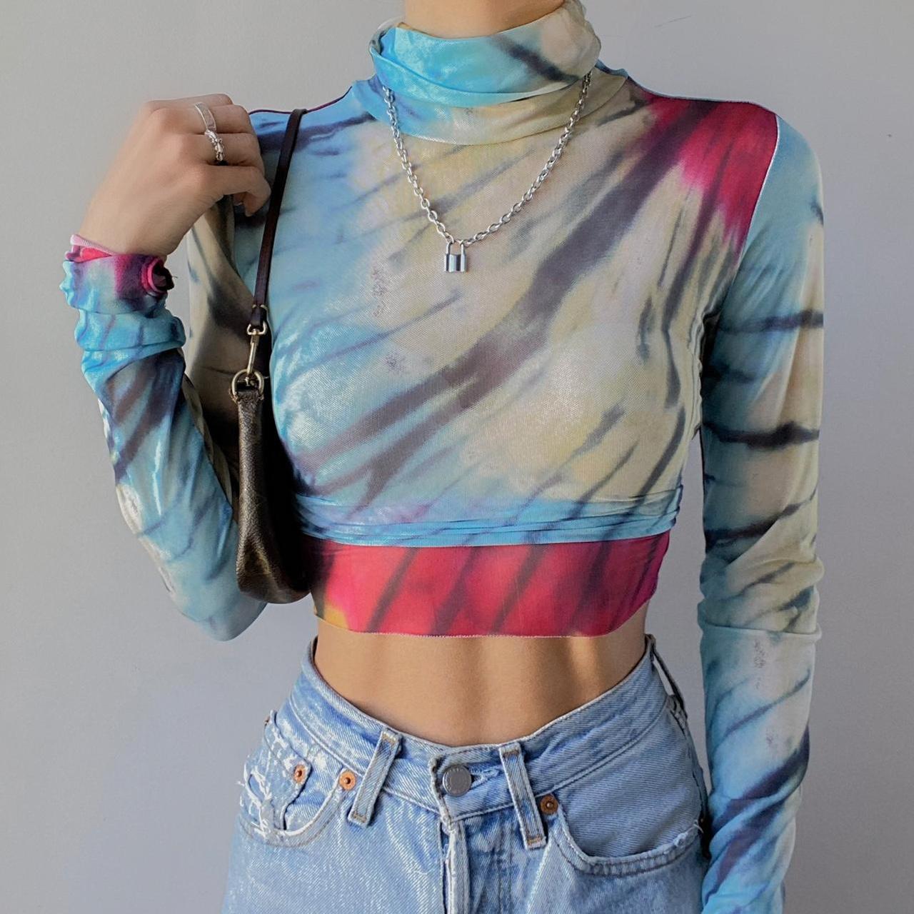 afrm mesh turtleneck
