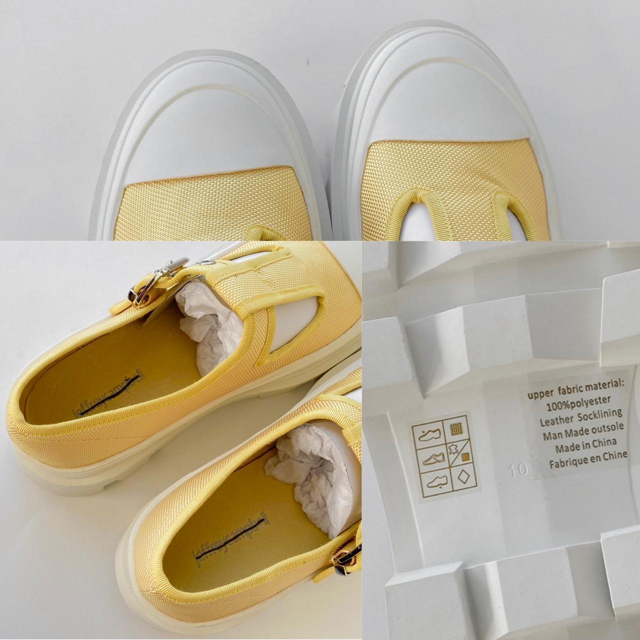 Jeffrey Campbell Marley Mary Jane Platform Sneaker deals T Strap Lug sole Yellow