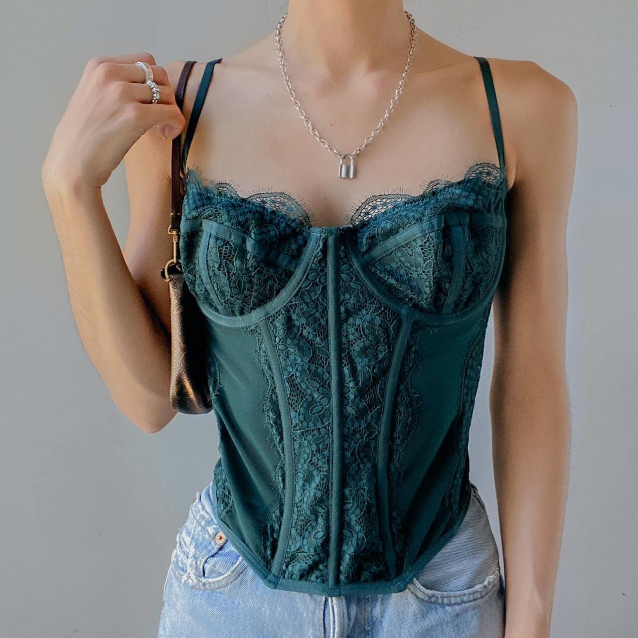 Urban Outfitters Modern Love Corset In Black Depop