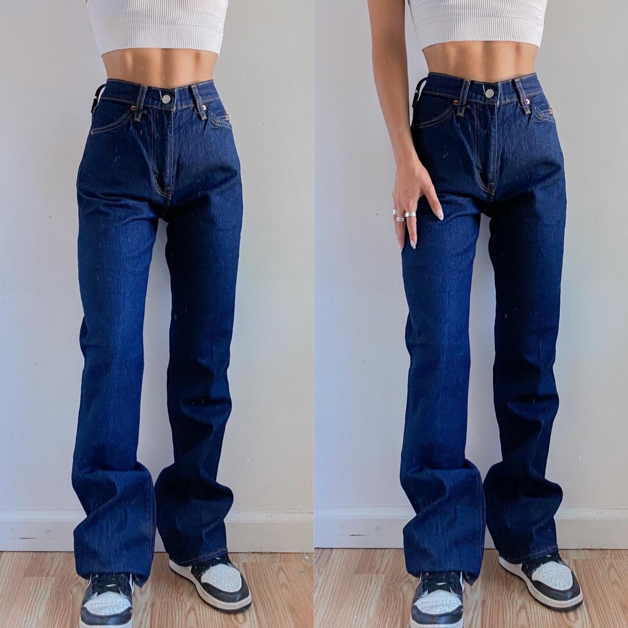 Levi’s - Boot Cut Jeans in Dark Wash Next day... - Depop