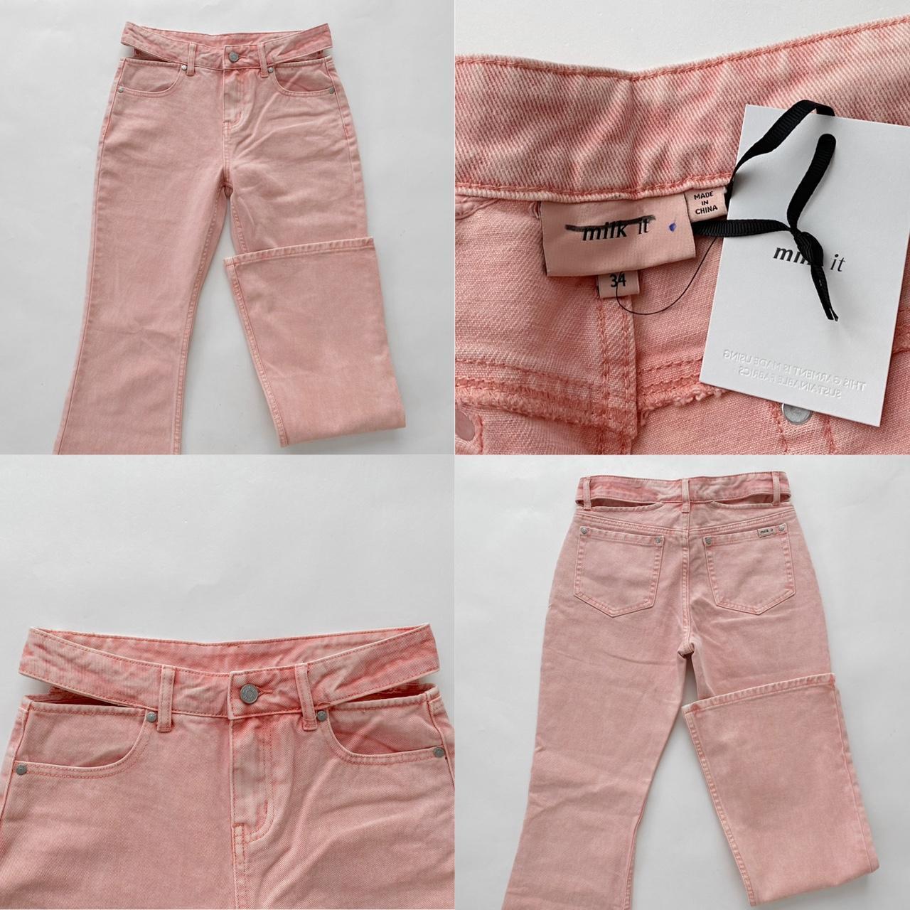 Milk It Women's Pink Jeans (4)