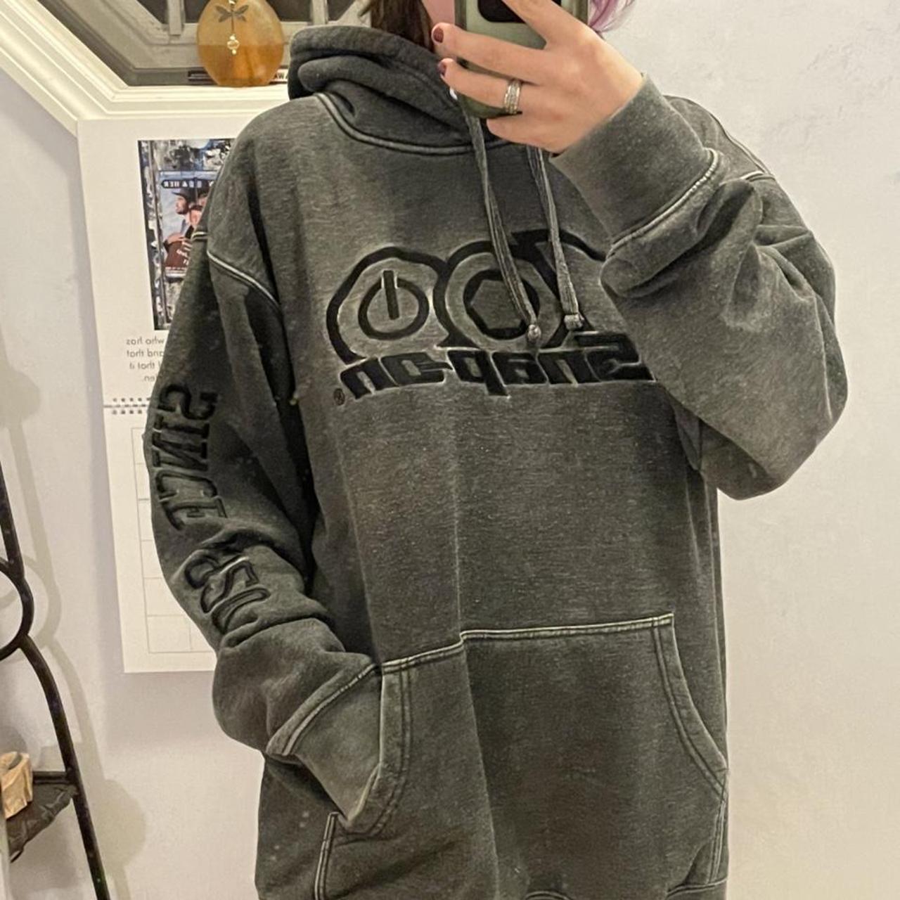 Snap best sale on hoodie