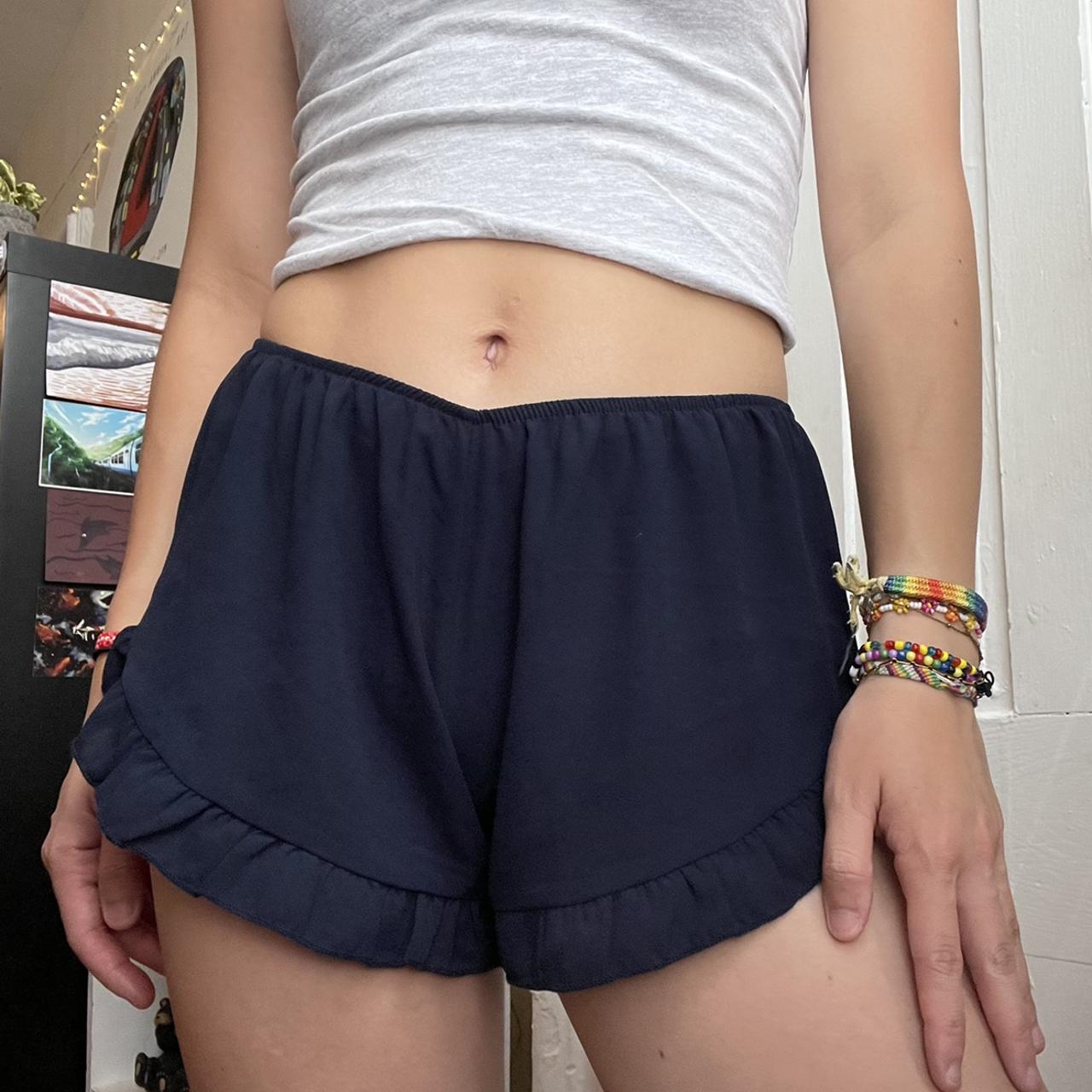 Brandy Melville Women's Blue and Navy Shorts