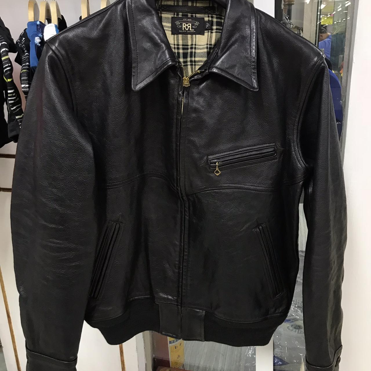 Vintage ralph best sale lauren leather jacket