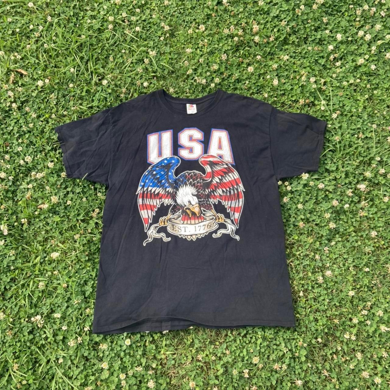 Vintage USA Eagle Wear Tee Size XL #harleydavidson... - Depop