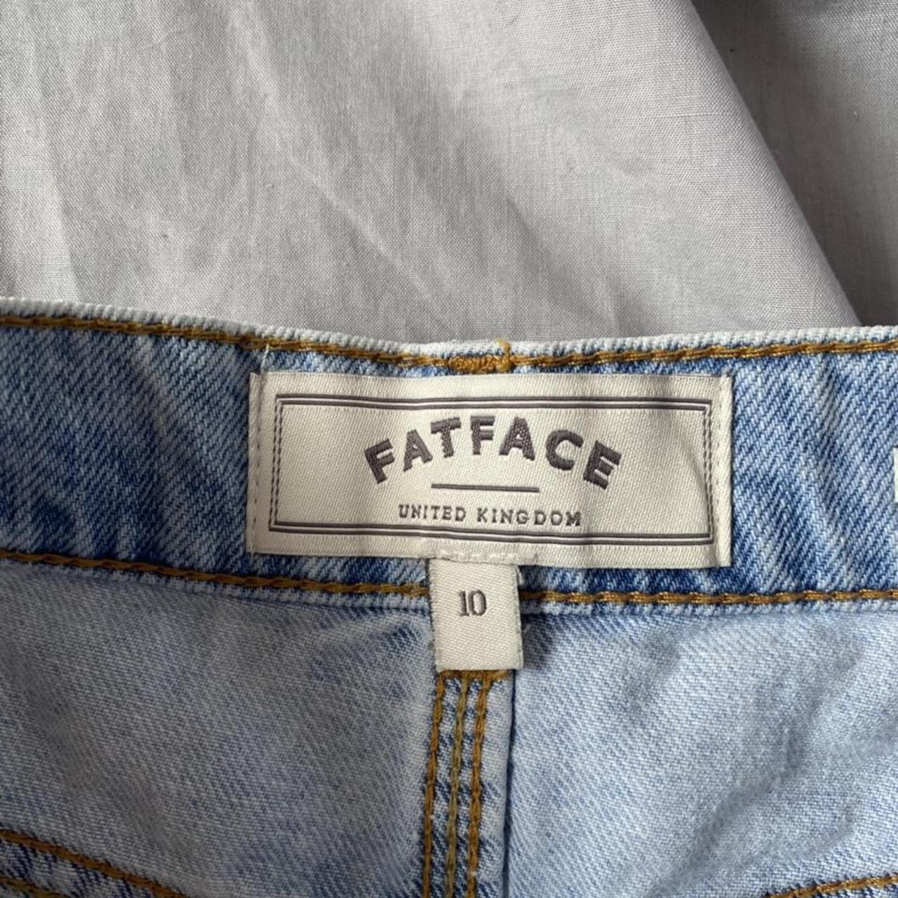 Fat Face, Blue Denim Mini Skirt Has been worn but... - Depop