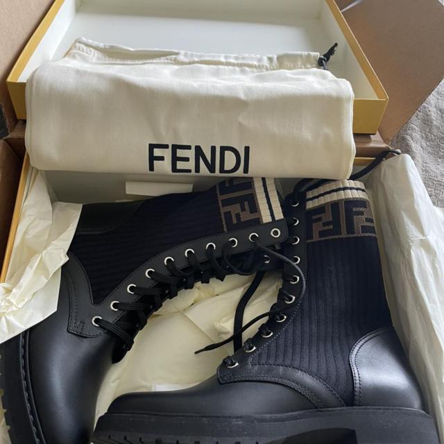 Fendi combat hot sale boots sale