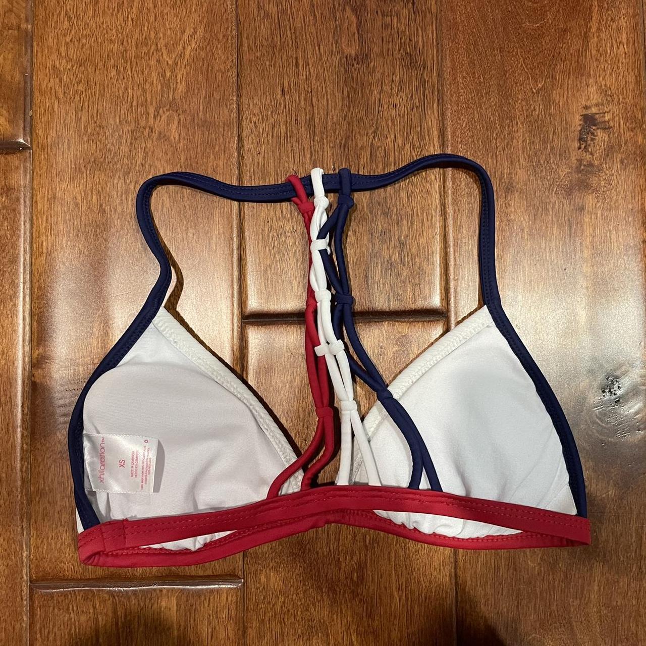 Xhilaration Target Bikini Top red white and blue