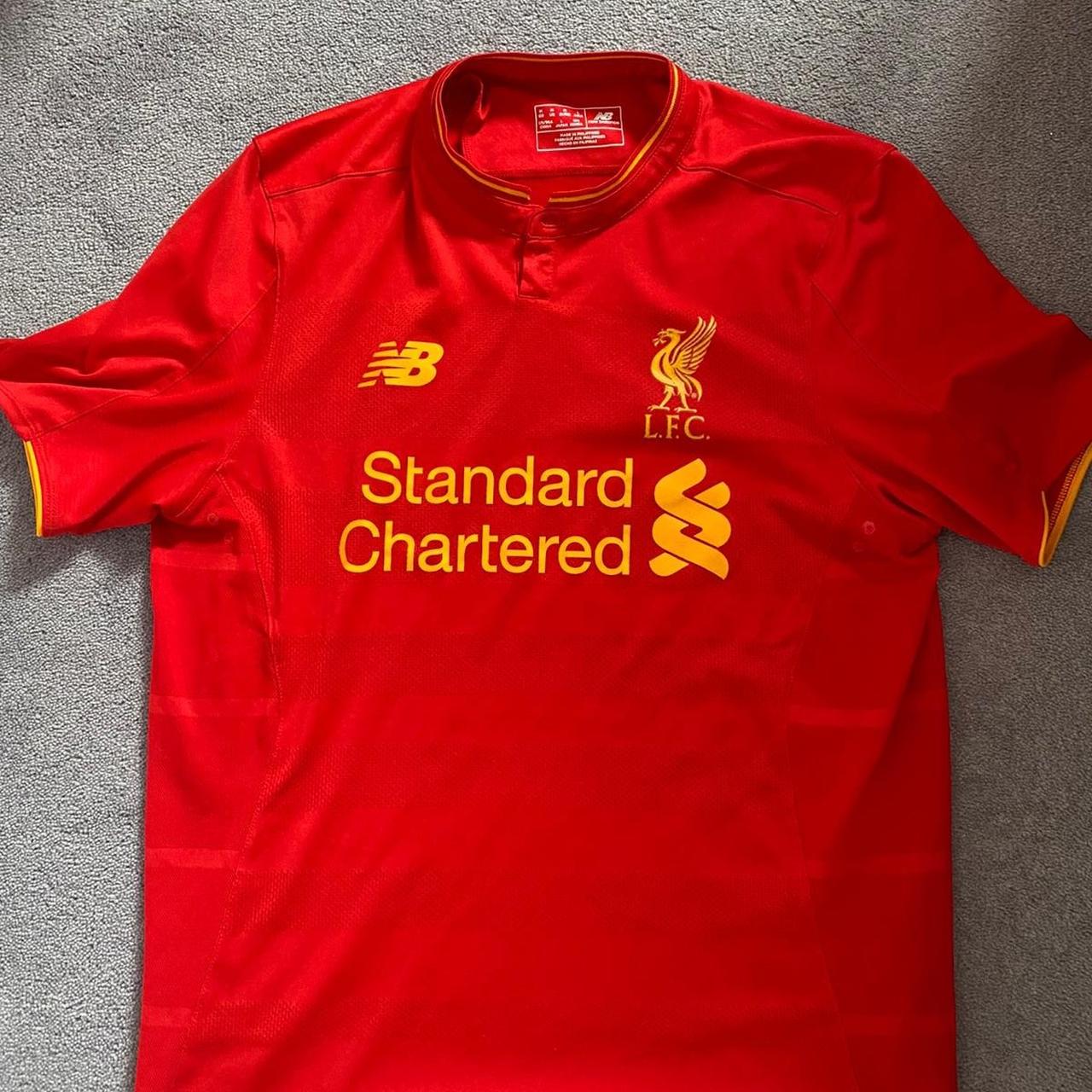 Liverpool Home kit 2016-17. Size Medium. Excellent... - Depop