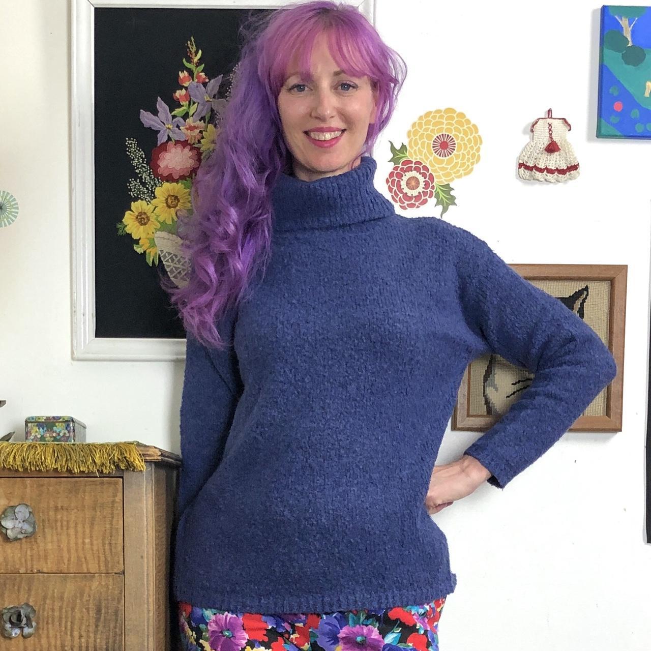 Vintage April Cornell Boucle Turtleneck Depop