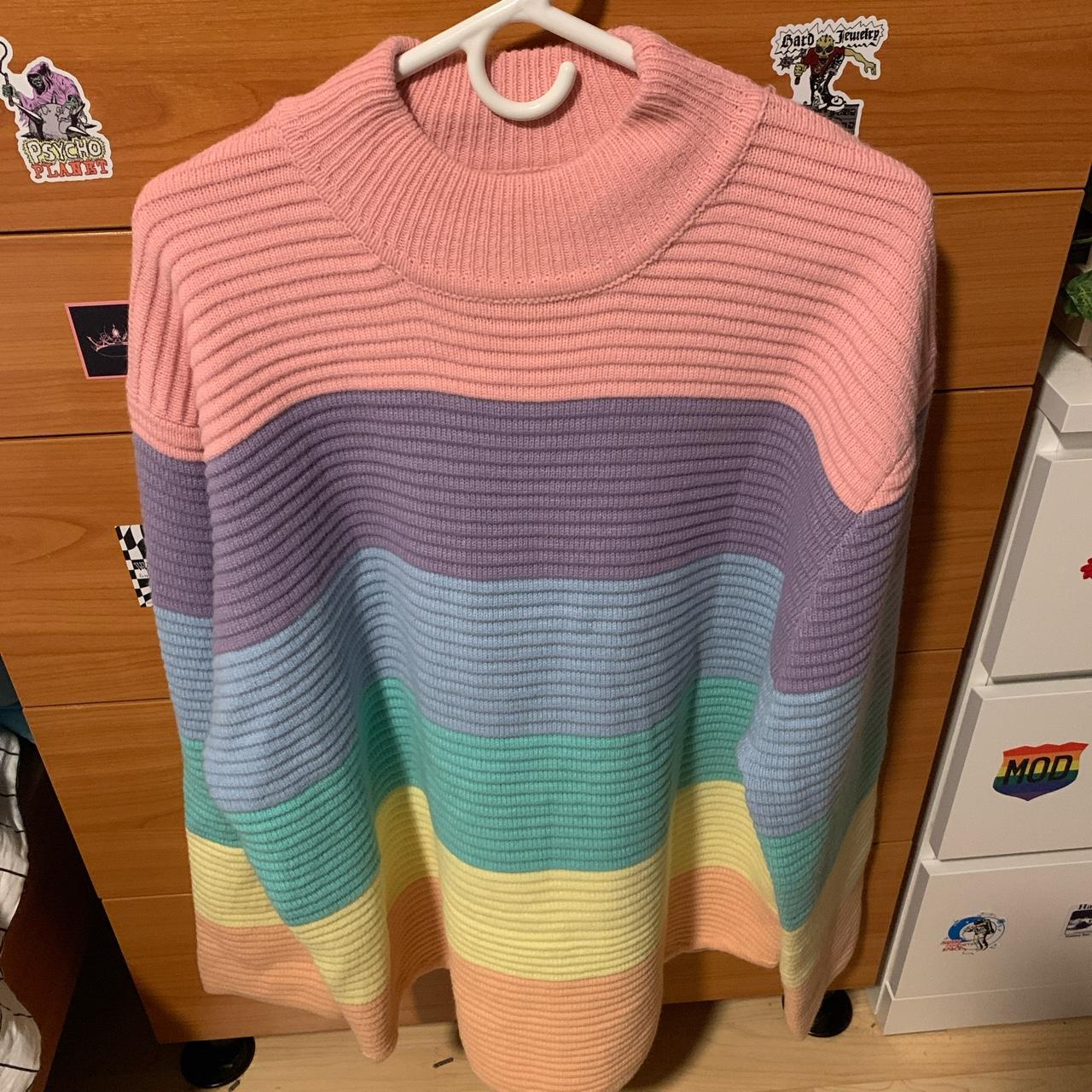 Unif pastel clearance rainbow sweater