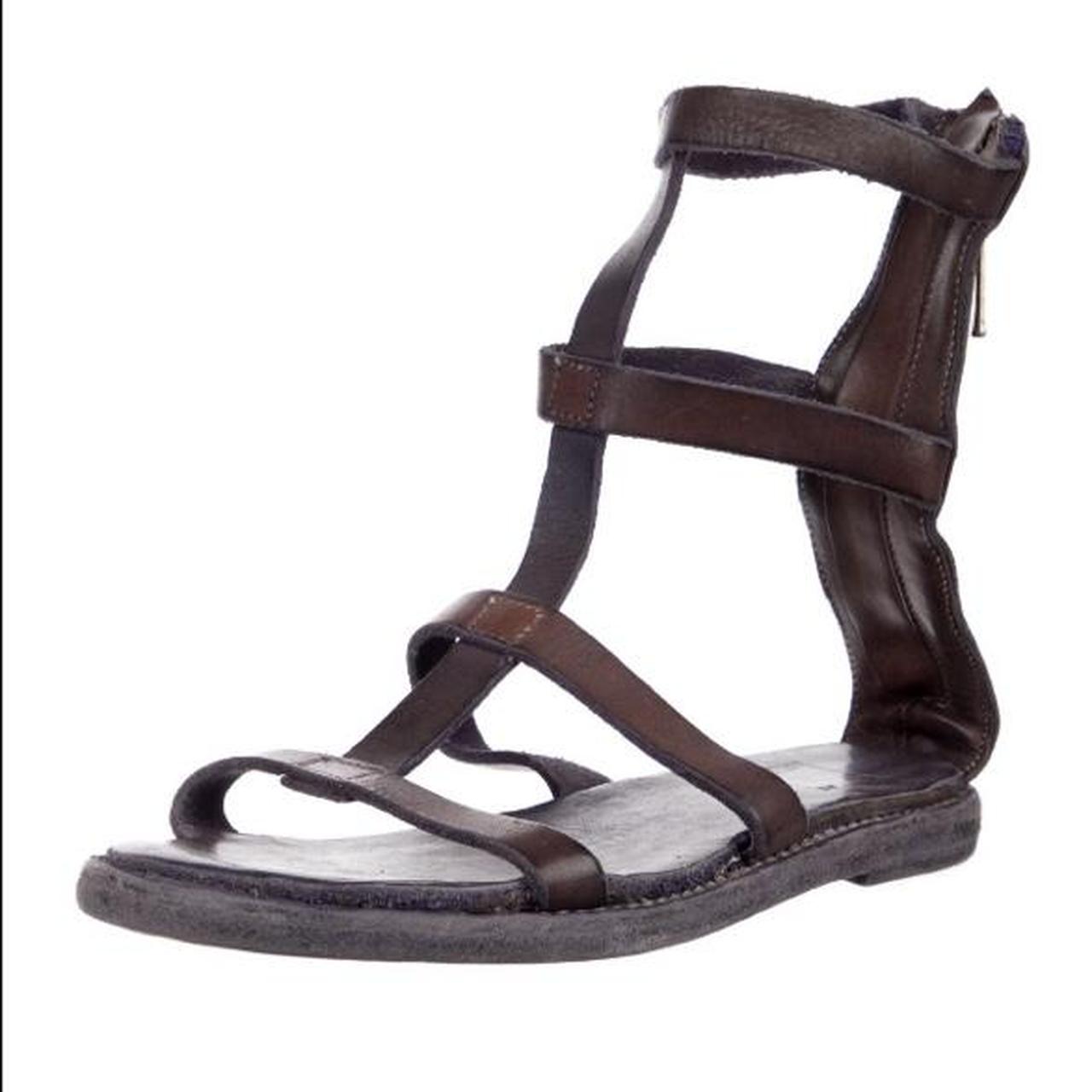 Guidi Women's Brown and Purple Sandals