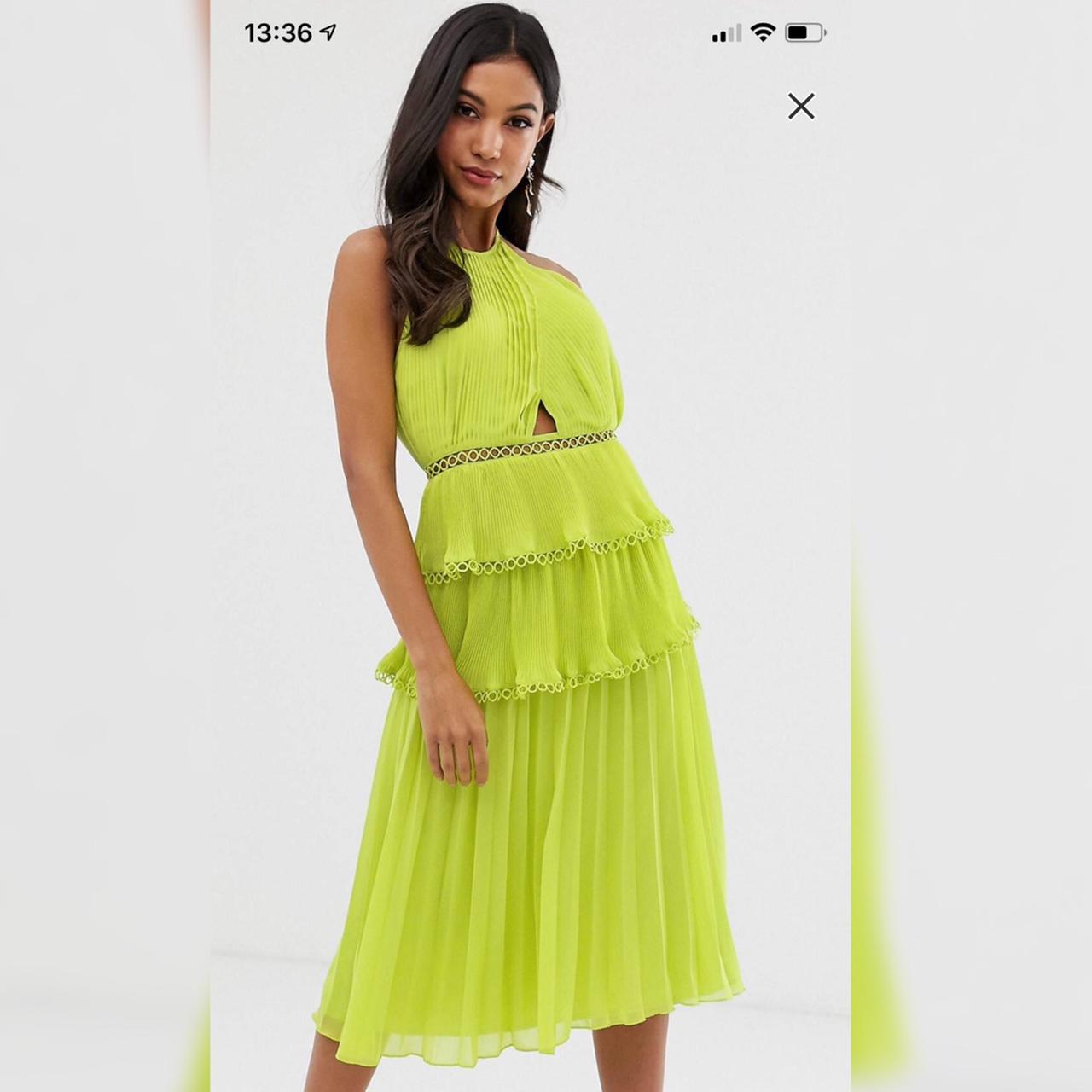 lime green summer dress