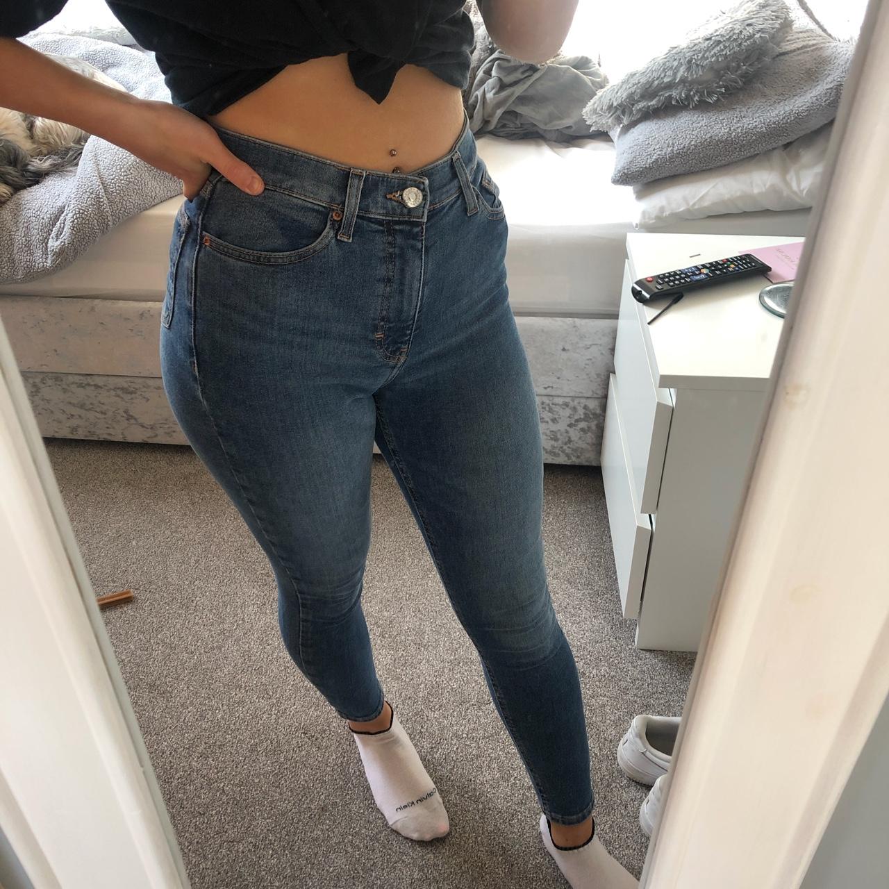 Topshop Jamie jeans, in perfect conditions and only... - Depop