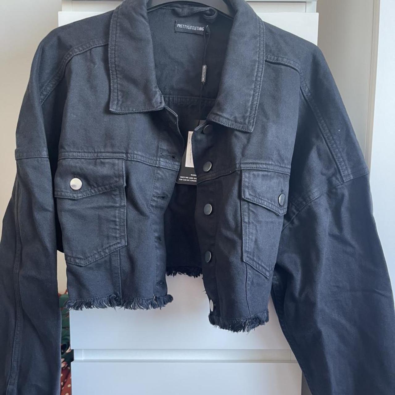 Plt black denim clearance jacket