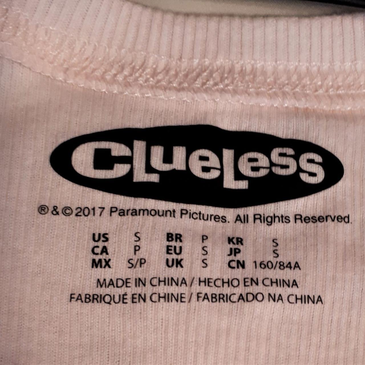 Clueless Whatever Girls Ribbed Knit T Shirt Size Depop 