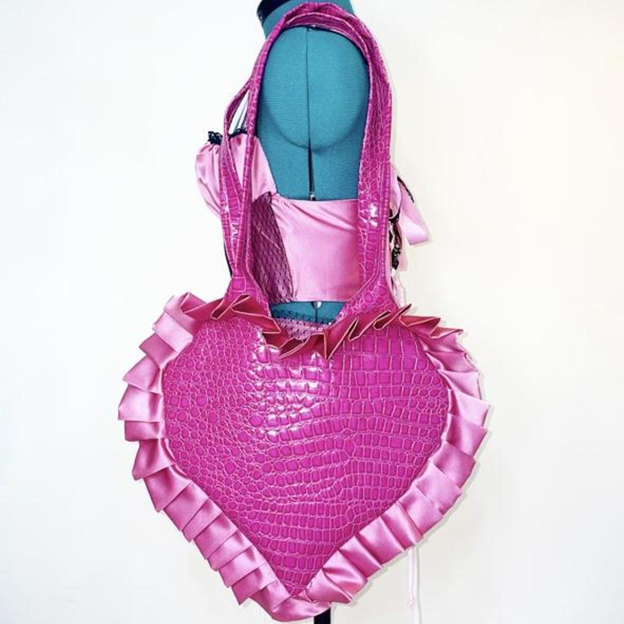 ESBEDA wine Color Crocodile Pattern Printed Handbag For Women