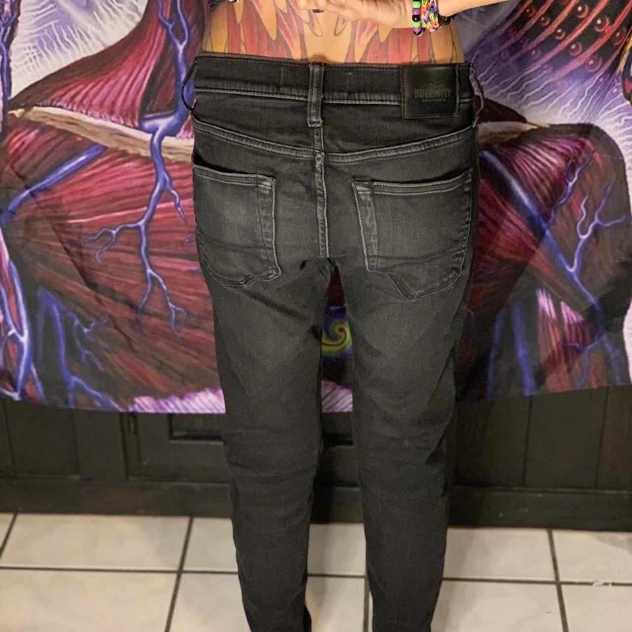 Hollister jeans black Depop